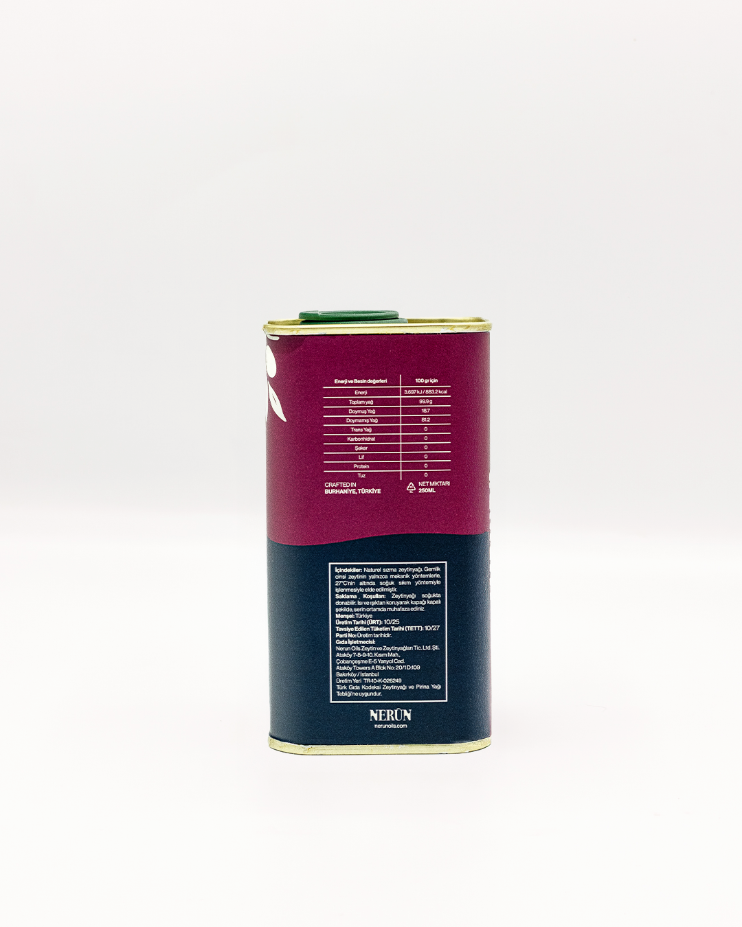 Gemlik Olive Oil - Tin Can
