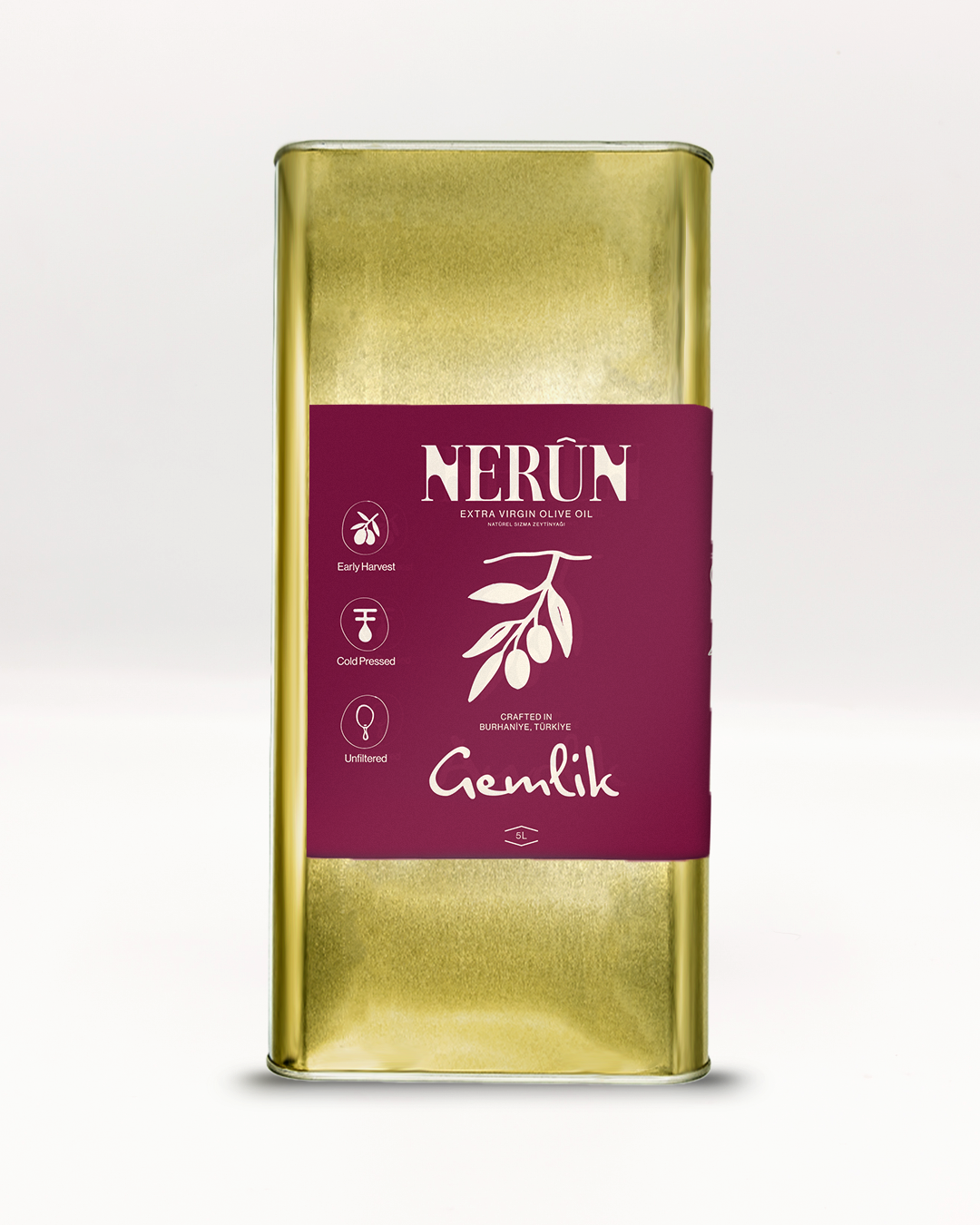 Gemlik Olive Oil - Teneke